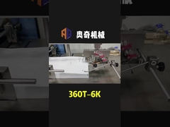 máquina da dobradura do papel 380V comercial, 6 máquina de dobradura de letra da placa A4 da curvatura