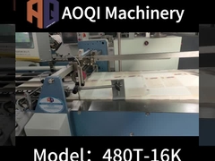 480T-16K máquina de dobrar papel automática e fácil de operar