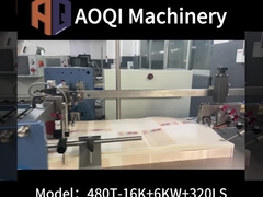 Equipamento de impressão comercial Máquina de dobrar papel com alimentador de pilhas