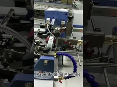 Máquina de dobrar folhetos Folha de papel de impressão Embalagens médicas Folha de folhetos