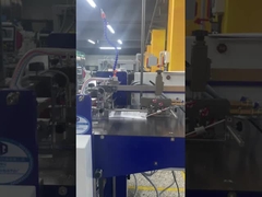 Máquina de dobrar folhetos de alta qualidade em ação