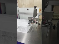 Máquina de dobrar papel A4 com rotulagem