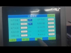 Máquina de dobrar folhetos de papel comercial com folhetos dobrados