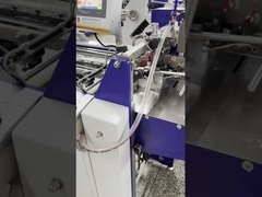 Máquina de dobrar papel de alta velocidade com empilhador vertical