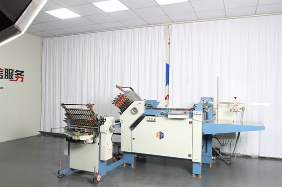 Largura de papel de alta velocidade automática 480mm da máquina da dobradura A3 para a indústria de impressão