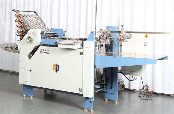 máquina de dobramento de papel elétrica da largura de 360mm para a brochura do folheto do tamanho de A3 A4