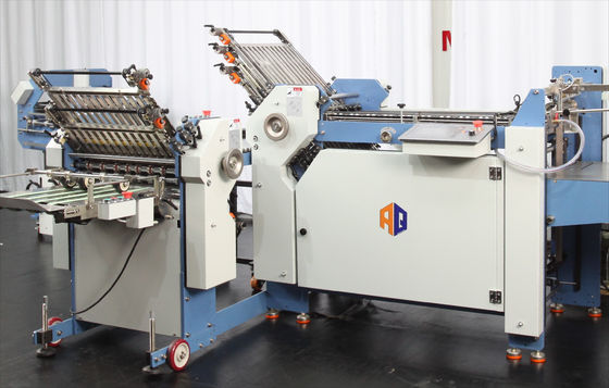 Tipo de condução de dobramento de papel da engrenagem da largura da máquina 480mm do folheto de alta velocidade