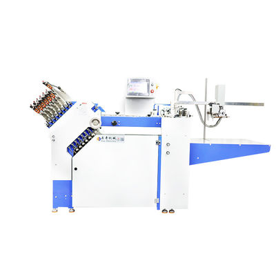 Máquina farmacêutica automática da dobradura do folheto de Outsert com ejeção de papel