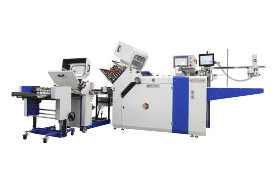 Máquina de dobrar papel de grande formato de alta velocidade 70*120mm 300gm Para folhetos de instruções