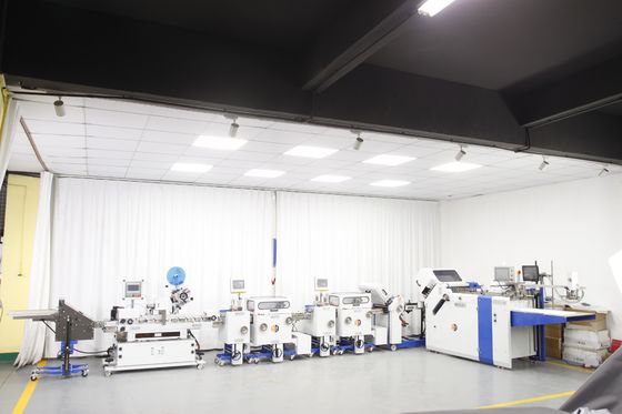 AOQI Sistema de revestimento de folheto informativo farmacêutico com sistema de inspecção por câmara para a indústria farmacêutica