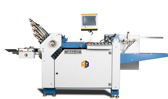Máquina de Dobrar Papel de 8 Chapas Largura Automática 480 mm Com Detecção de Folhas Duplas