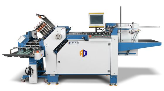 Máquina automática de dobragem de papel cruzado de alta velocidade Largura 360 mm