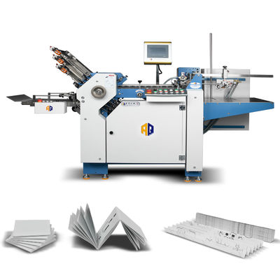 Máquina de dobragem de papel industrial durável com largura 480 mm 6 placa de fecho para uso industrial