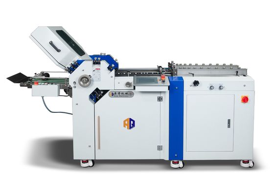Máquina de dobrar papel AOQI de sucção de ar com alimentador de sucção de carga contínua