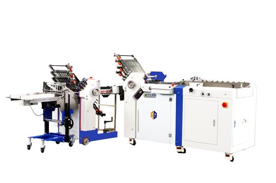Máquinas industriais de papel de alta velocidade Automática A4 papel de sucção de ar Folder de alimentação para folhetos