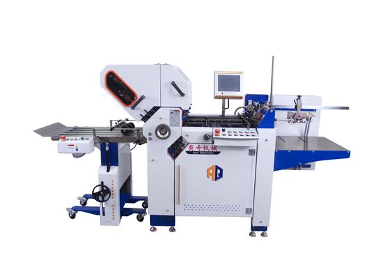 Máquina de dobrar papel de folha automática de papel A3 para folhetos comerciais com capô de ruído
