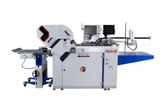 Máquina automática de dobrar folhetos de papel de grande formato para manual de instruções