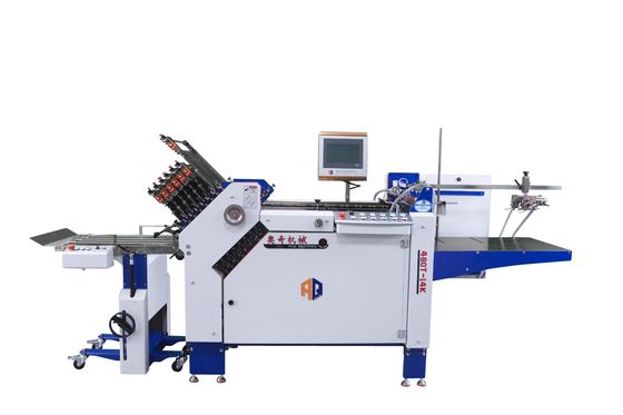 Máquina de dobrar papel A4 com 14 bolsos Folha manual de folhetos