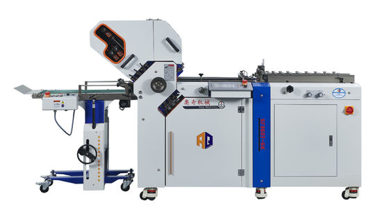 Máquina de dobrar papel de sucção por ar com alimentador de sucção de carga contínua para folhetos dobrados