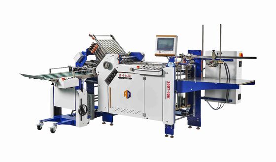Máquina de Dobra de Papel para Folhetos AOQI com Faca de Dobra Cruzada para Inserções Dobradas